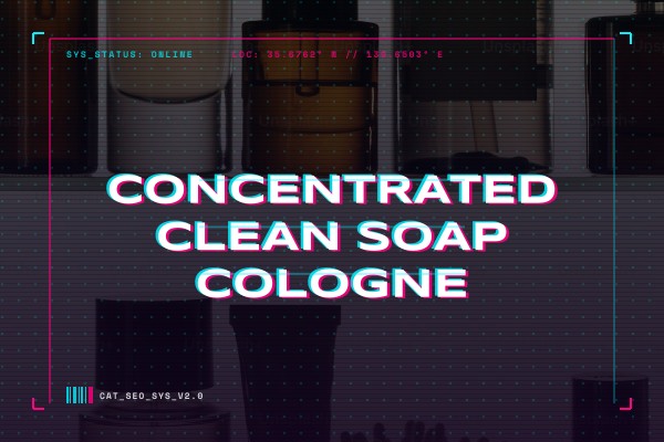 concentrated clean soap cologne