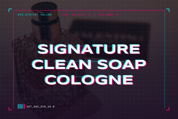 signature clean soap cologne