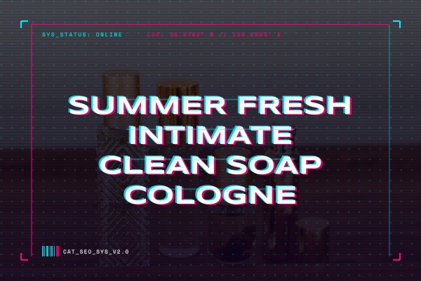 summer fresh intimate clean soap cologne