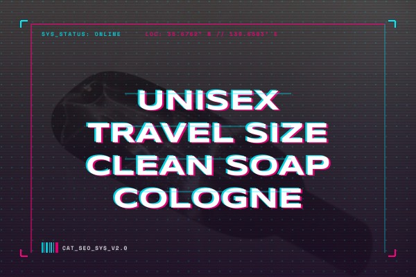 unisex travel size clean soap cologne